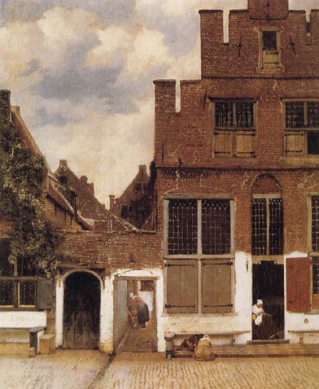 Jan Vermeer Street in Delft oil painting image